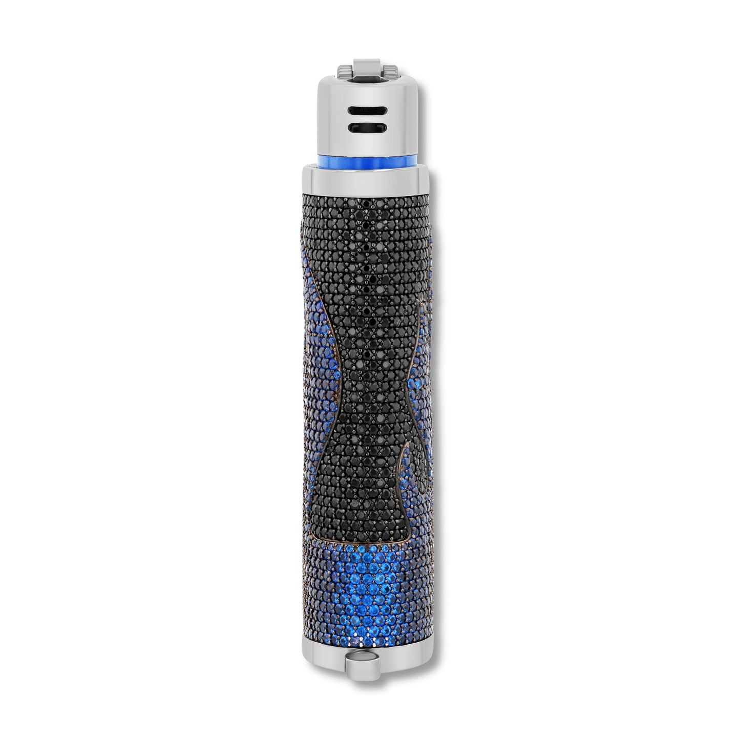 Diamond Flame Lighter Case BLUE