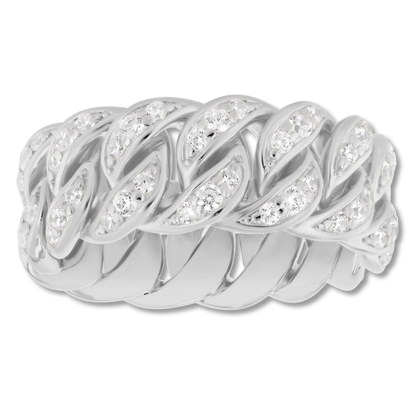 Diamond Cuban Ring