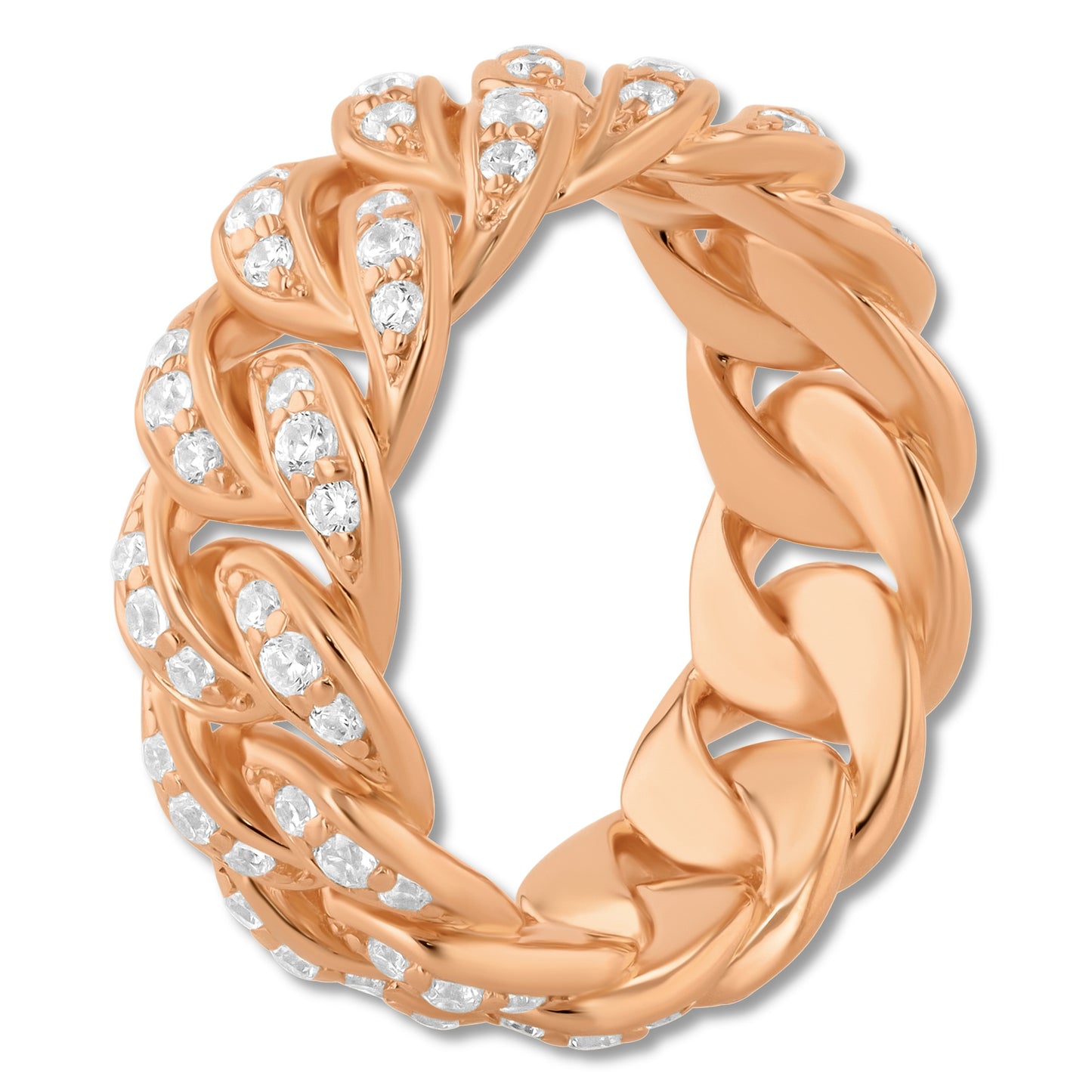 Diamond Cuban Ring