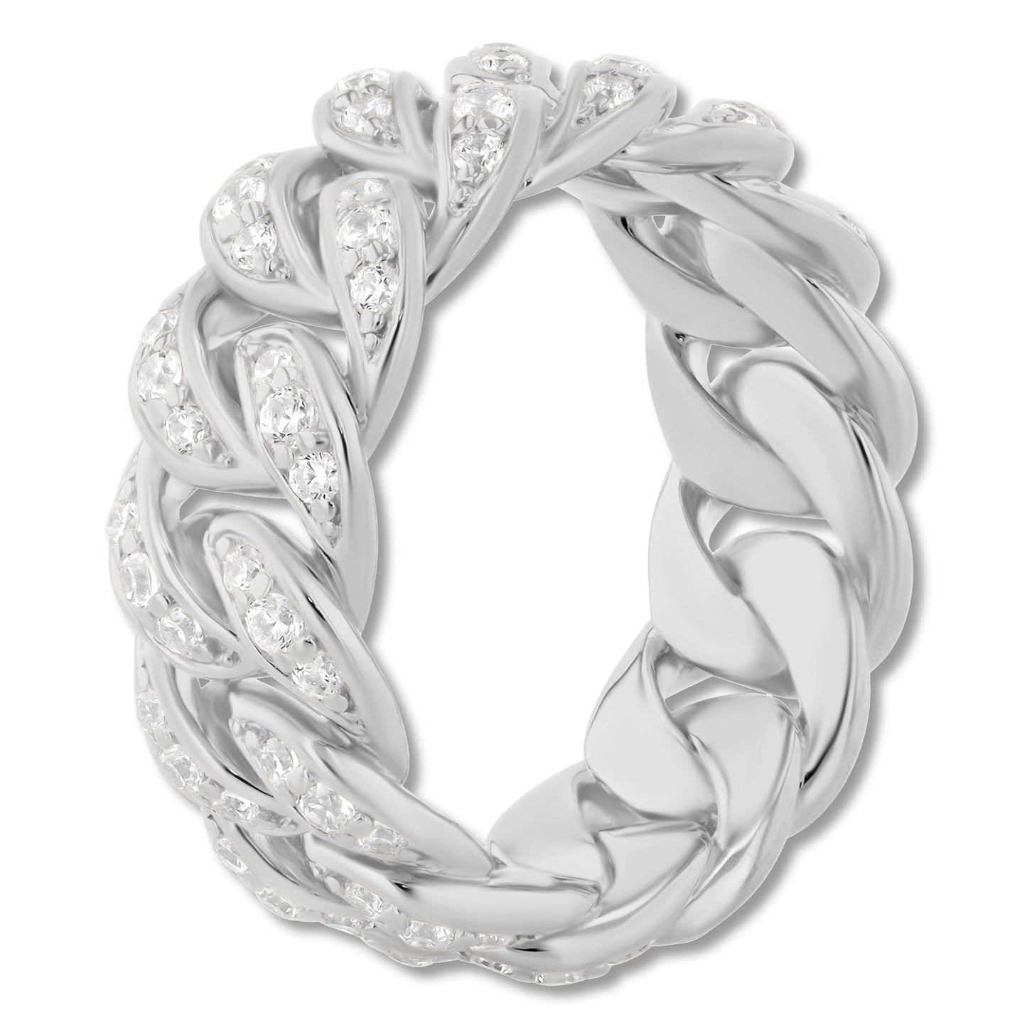 Diamond Cuban Ring