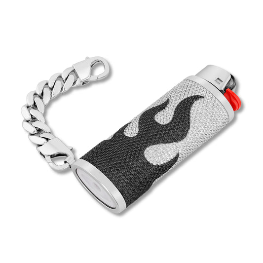 Diamond Flame Lighter Case BLACK