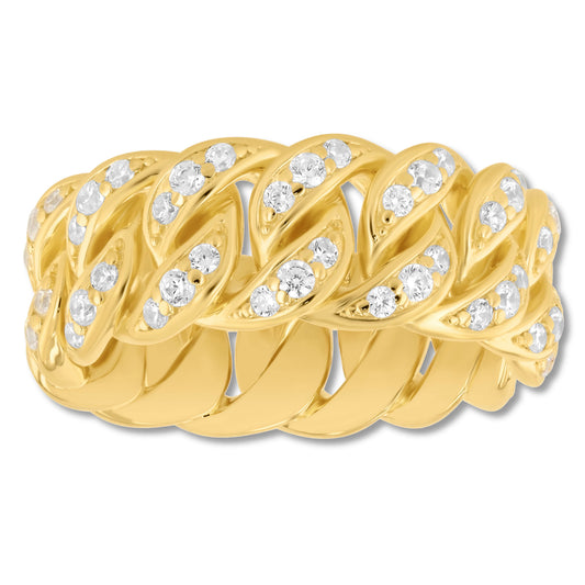 Diamond Cuban Ring
